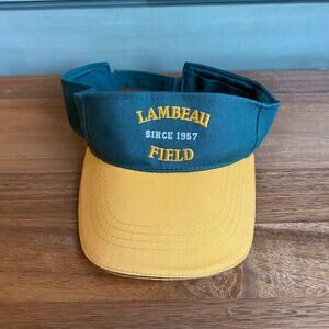 Vintage Green Bay Packers Hat Cap Visor Lambeau Field Football Sports